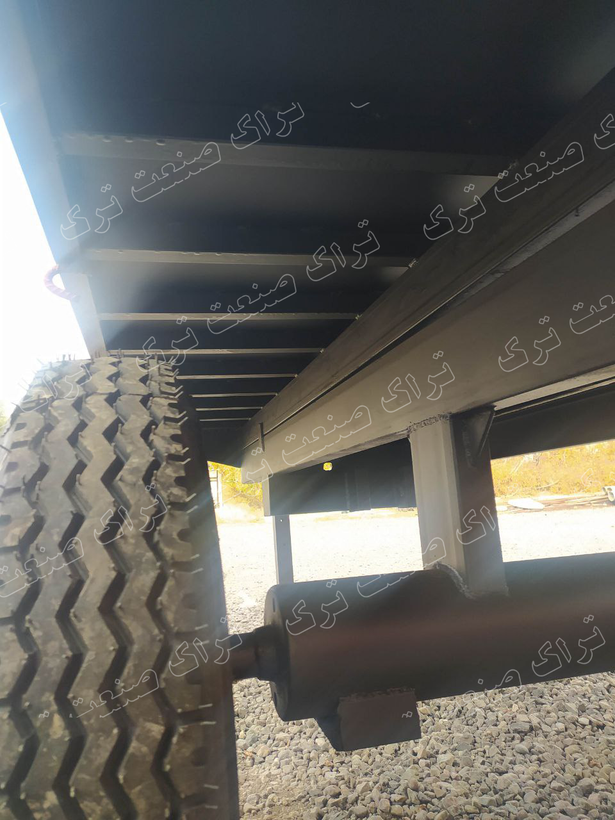 تریلی تراکتور دو چرخ 3.5 تن جک دار