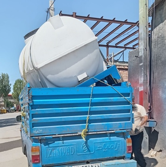 تانکر پلی اتیلن چرخدار